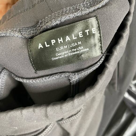 Alphalete Black Drawstring Joggers M - Picture 6 of 7